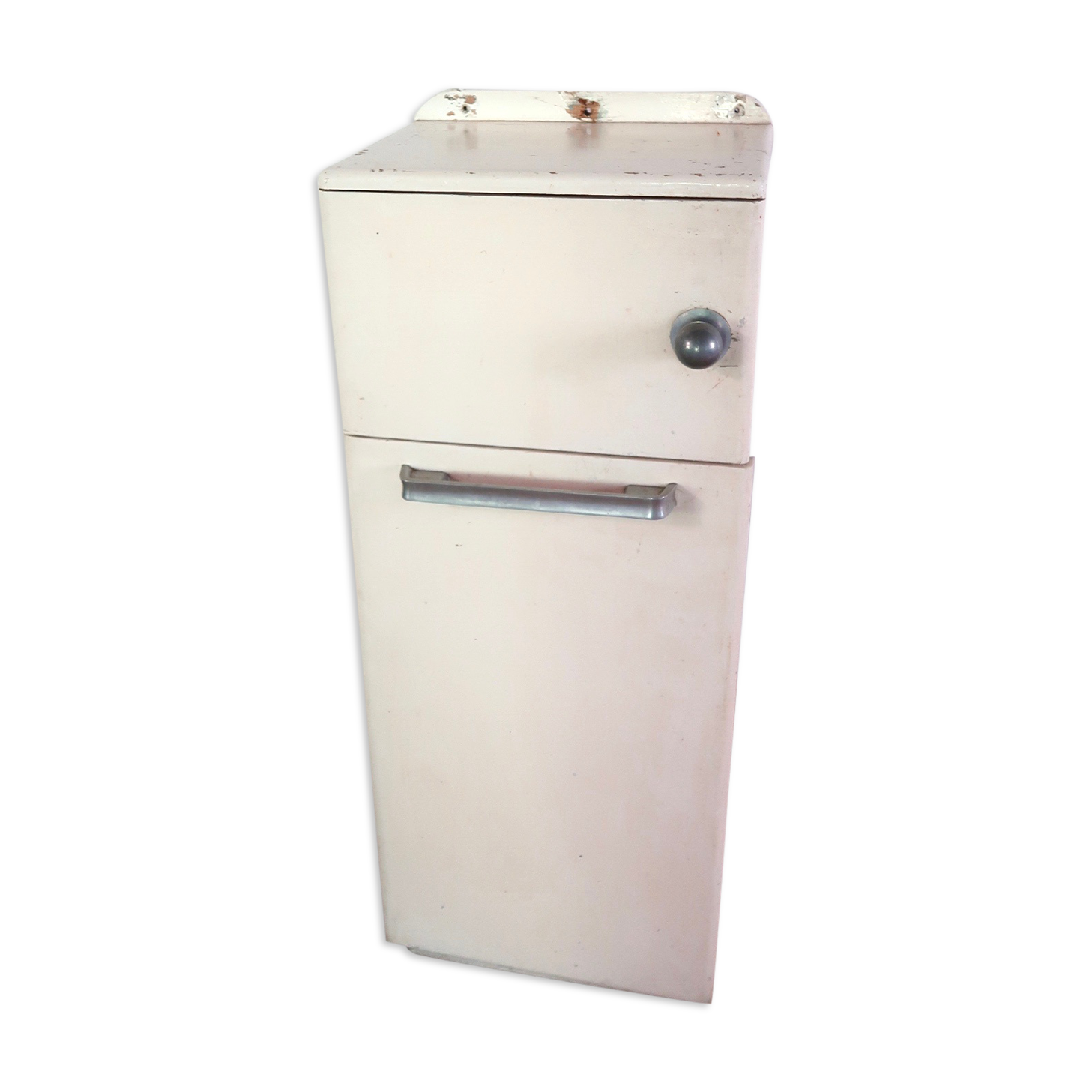 Vintage wooden bread hutch