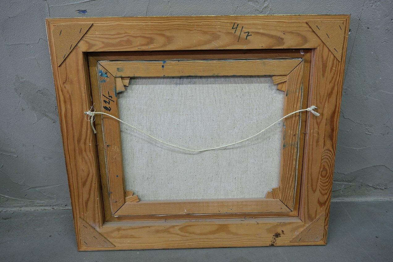 Nils ingvar walterström (1929-1988), swedish modern painting, 1960s, oil on canvas, framed