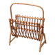 Bamboo and rattan magazine rack, 1950s
