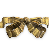Decorative knot in wood and gilded stucco nineteenth