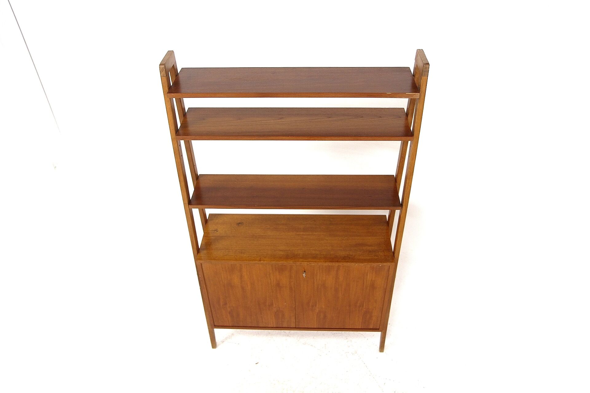 Bibliothèque scandinave  "Tema" en teck Möbel-Ikea Suède 1960