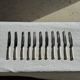 Lot de 11 couteaux anciens en acier inoxydable manches plaqués argent