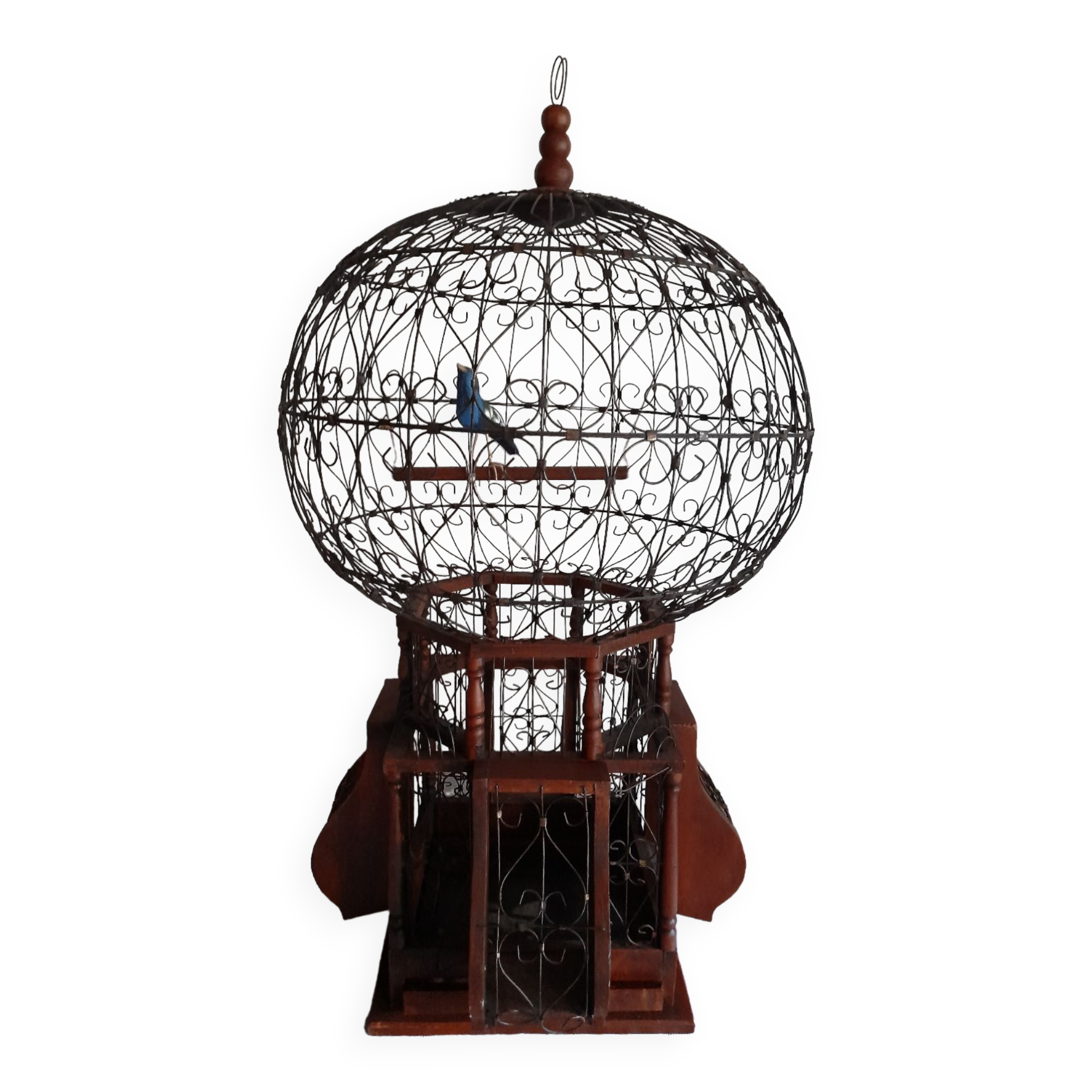 Hot air balloon style birdcage