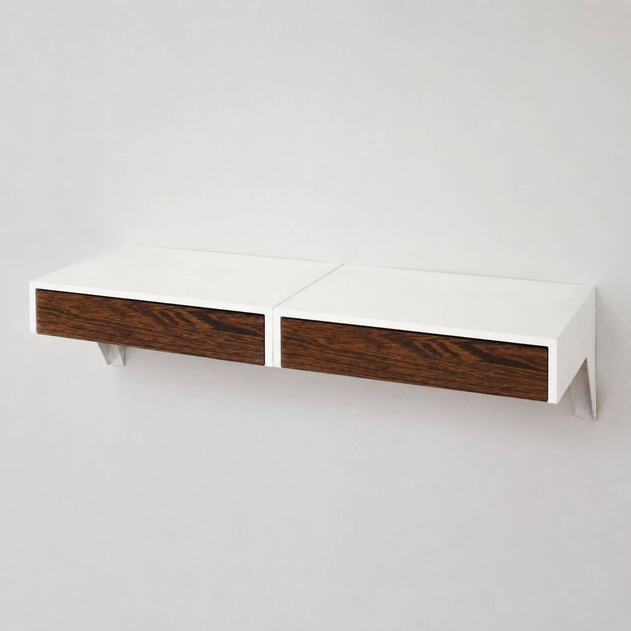 Set of 2 DD01 Bergeijk wall systems/bedside tables by Martin Visser for Spectrum from the 1960s