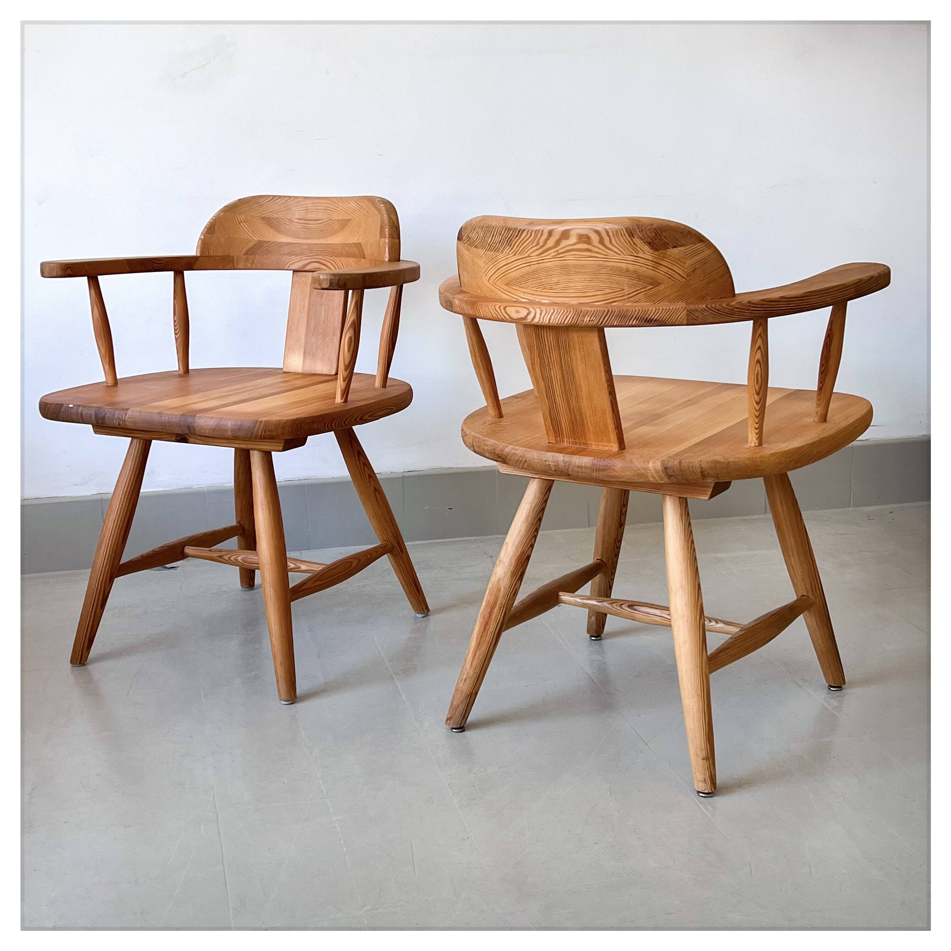 Scandinavian pine chair, By Asko, Finland, 1970s