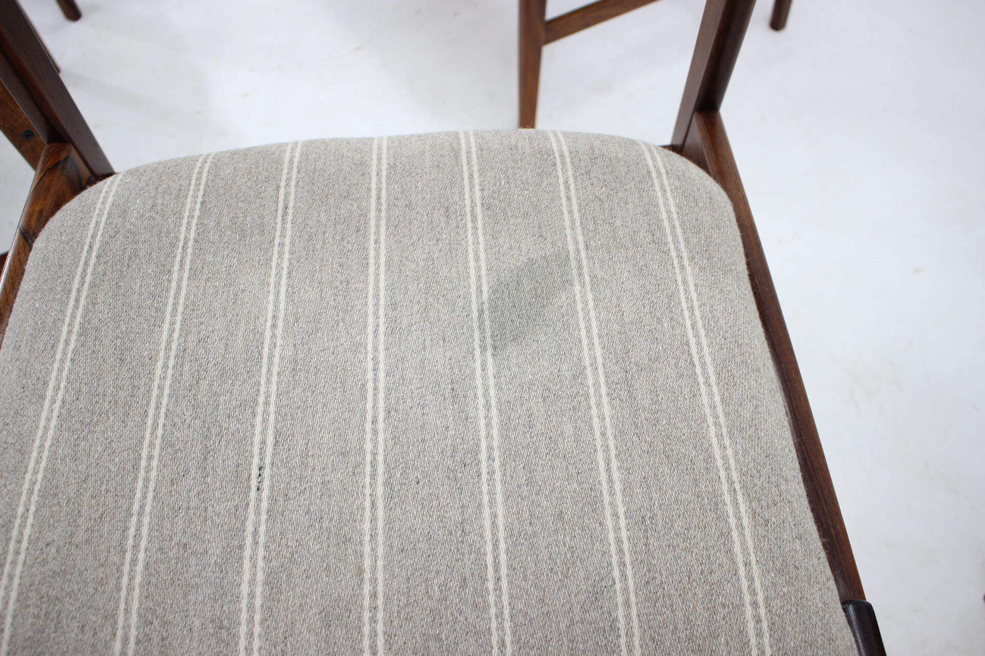 1960s Set of 6 Erich Buch Solid Palisander Dining Chairs, Denmark