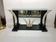 Versailles collection elephant faux tusk ebony console table mirror glass 1970s