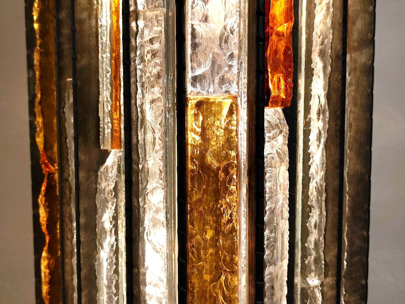 Poliarte Brutalist Floor Lamp, 1970s by Albano Poli