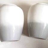 Pair of two-tone ceramic vases West Germany 1960s Height 42 cm