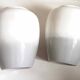 Pair of two-tone ceramic vases West Germany 1960s Height 42 cm