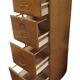 Oak filing cabinet 4 drawers vintage hanging filing cabinet from the 1930s
