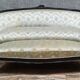 Banquette époque Napoléon III en bois noirci vers 1850