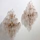Mid-Century Modern Pair of Murano Glass Wall Lights