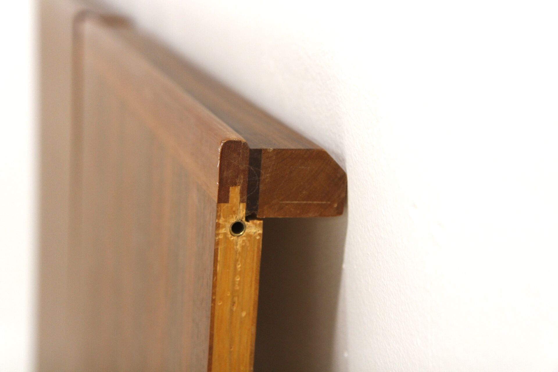 Walnut dining table, "Facett 3-132" Bertil Fridhagen, Sweden, 1960