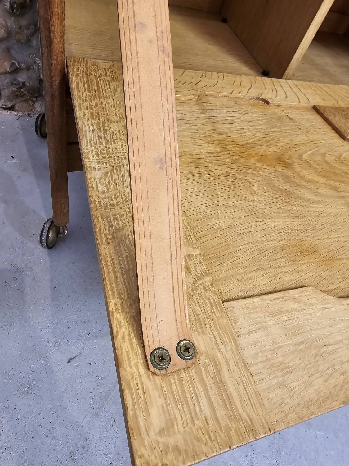 Small sideboard on wheels Guillerme and Chambron