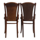 Set of 2 antique bentwood chairs by Thonet – Central Europe, circa 1900-1920
