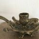Solid Brass Hand Candle Holder