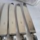 12 silver-plated table knives with stainless steel blades nogent