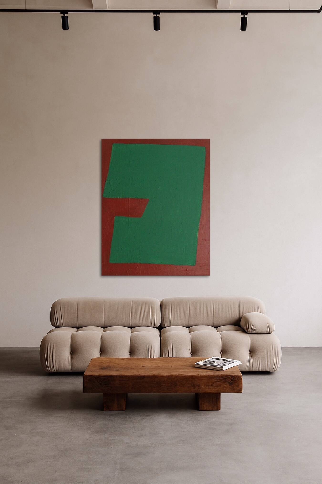 Contemporary minimalist abstract signed Bodasca