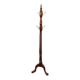 English mahogany coat rack
