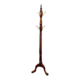 English mahogany coat rack