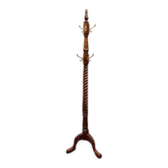 English mahogany coat rack