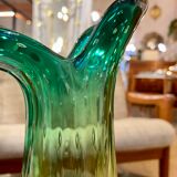 Seguso vase in Murano by Flávio Poli 70s