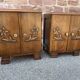 Pair of vintage Art Deco bedside tables from the 1950s