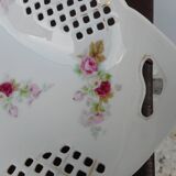 Porcelain dish floral decoration