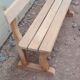 Small decorative beech bench