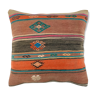Vintage Turkish kilim cushion cover 55x55cm