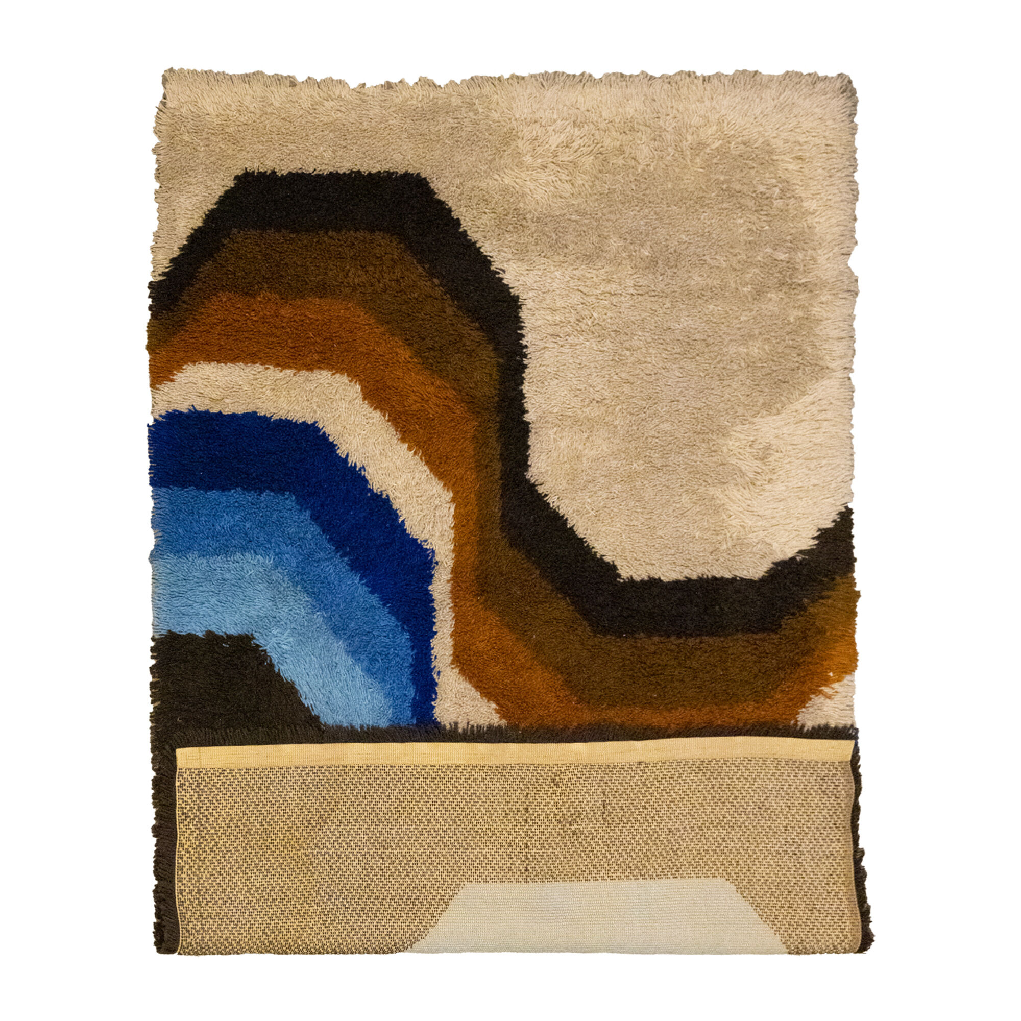 Blue and Orange Desso 'Rainbow' Carpett