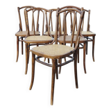 Set of 6 Bistro Chairs No. 56 Thonet