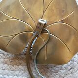 Set of 2 brass wall sconces