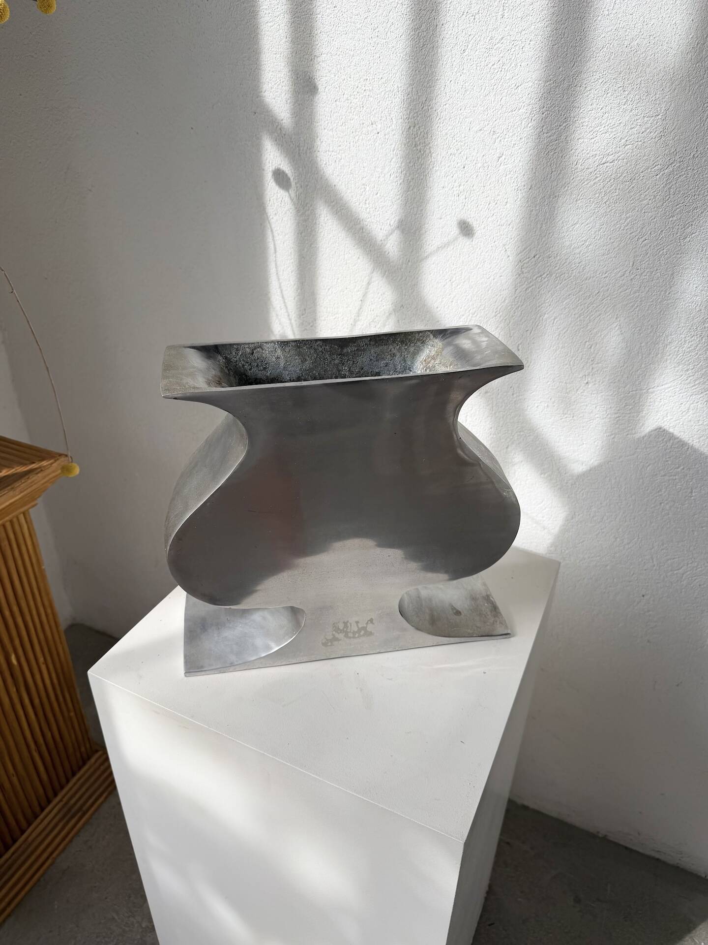 Vase fonte d’aluminium