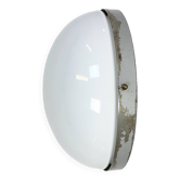 Vintage Wall or Ceiling Light with Milk Glass from Napako, 1960s