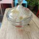 Candy dish, painted glass sugar bowl
