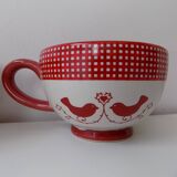 2 vintage decor cups (birds)