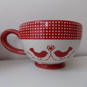 2 vintage decor cups (birds)