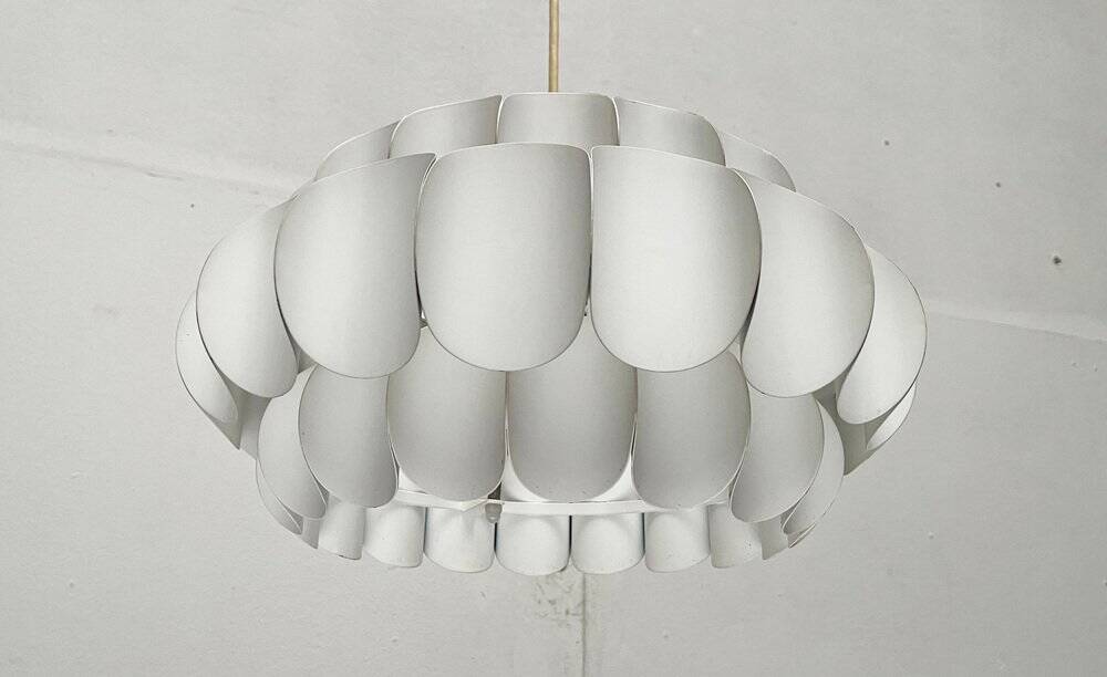 White metal suspension from the mid-century by H. Zender for Temde, 1960s.