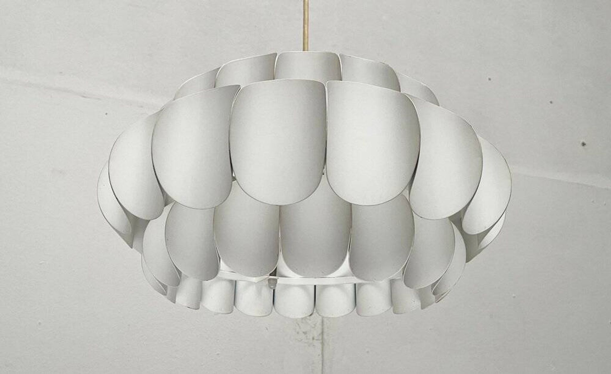 White metal suspension from the mid-century by H. Zender for Temde, 1960s.