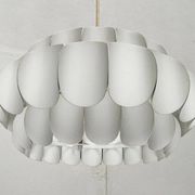 White metal suspension from the mid-century by H. Zender for Temde, 1960s.