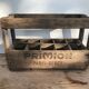 Old wooden wine rack vintage bottle holder x10
