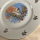 Antique Limoges porcelain plate – bird decoration – 25 cm