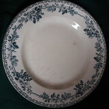 Round dish earthen railway "Guadeloupe"