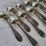12 Large Silver Plated Table Spoons SOH
