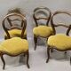 Set of 4 Louis Philippe chairs