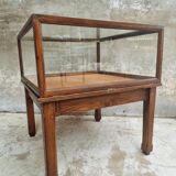 Old display cabinet shop display case or museum cabinet