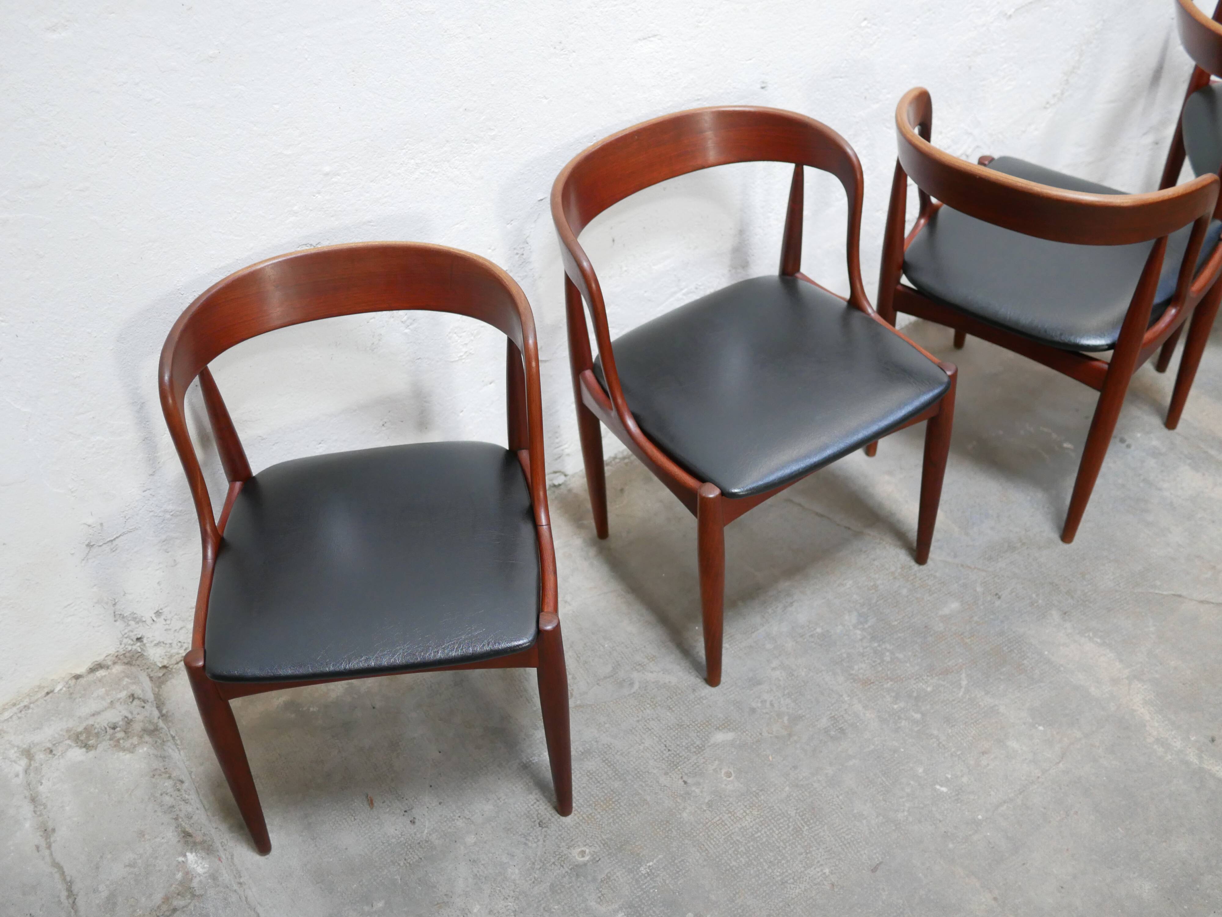 Scandinavian teak chair by J. Andersen for Uldum Mobelfabrik