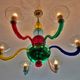Murano glass chandelier after Gio Ponti, 1970s